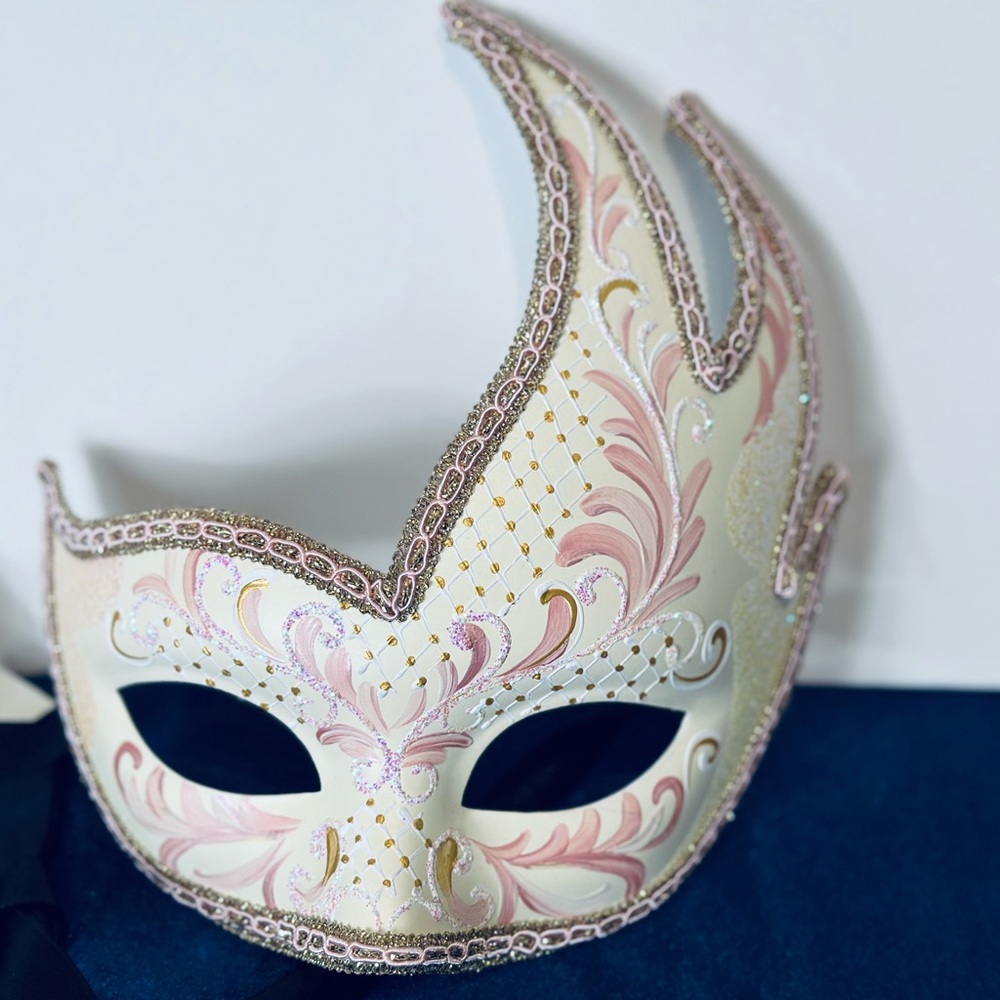 LA MASCHERA DEL GALEONE - Venitian Mask Authentic Made in ITALY - IVORY